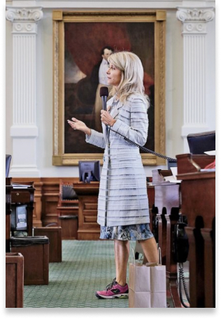 Photograph of Wendy davis